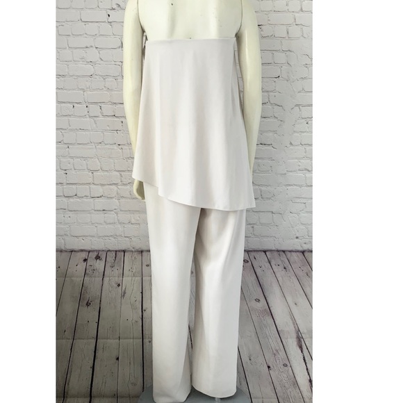 HALSTON Heritage White Jumpsuit Romper - Holidays / Special occasions - Picture 3 of 8